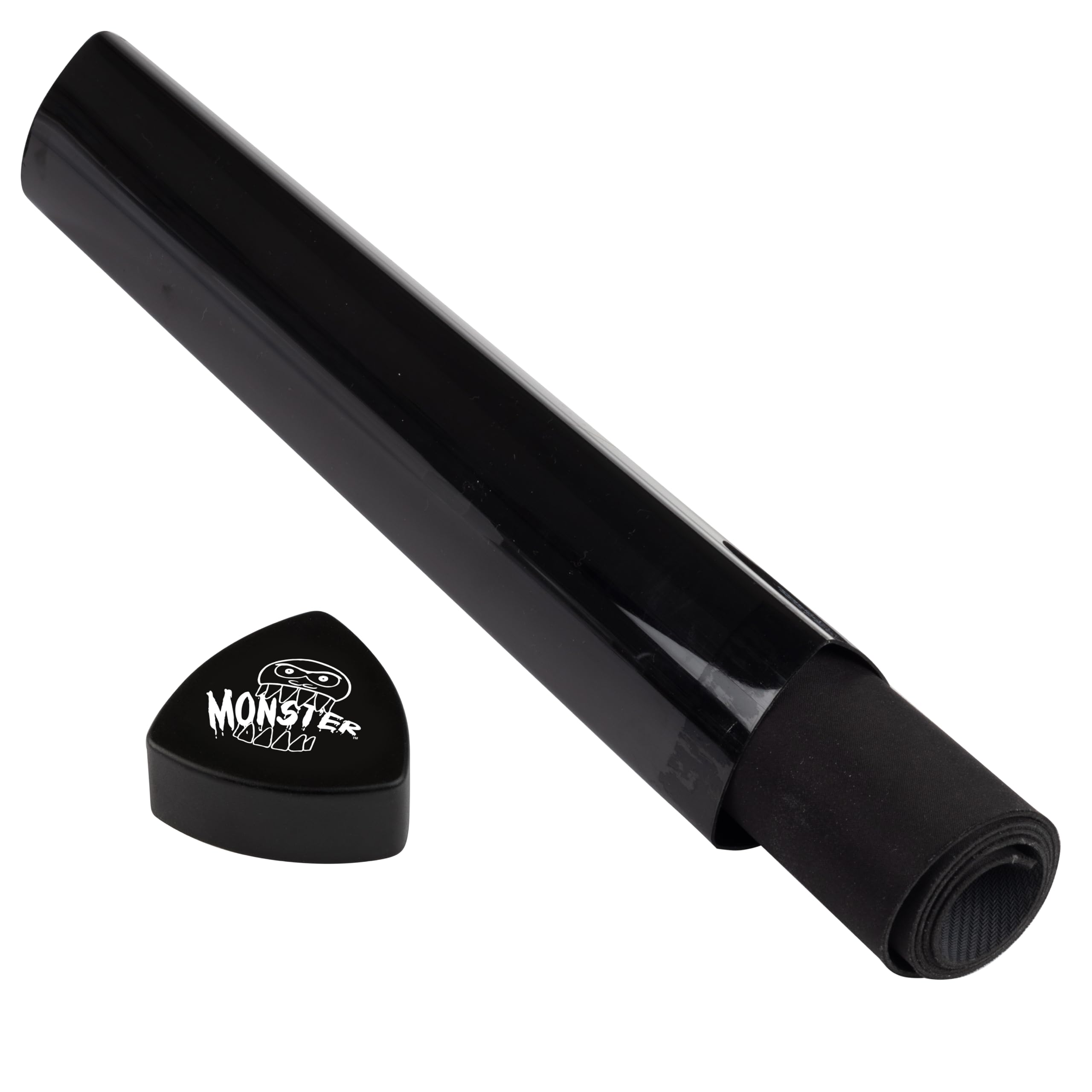 Monster TCG Gaming Prism Playmat Tube(Opaque Black)- Won't Roll Off Surfaces-Easy in & Out Design- Store Your Card & RPG Play Mats - For Pokemon Yugioh Magic Gathering DND Dungeons Dragons, Gift