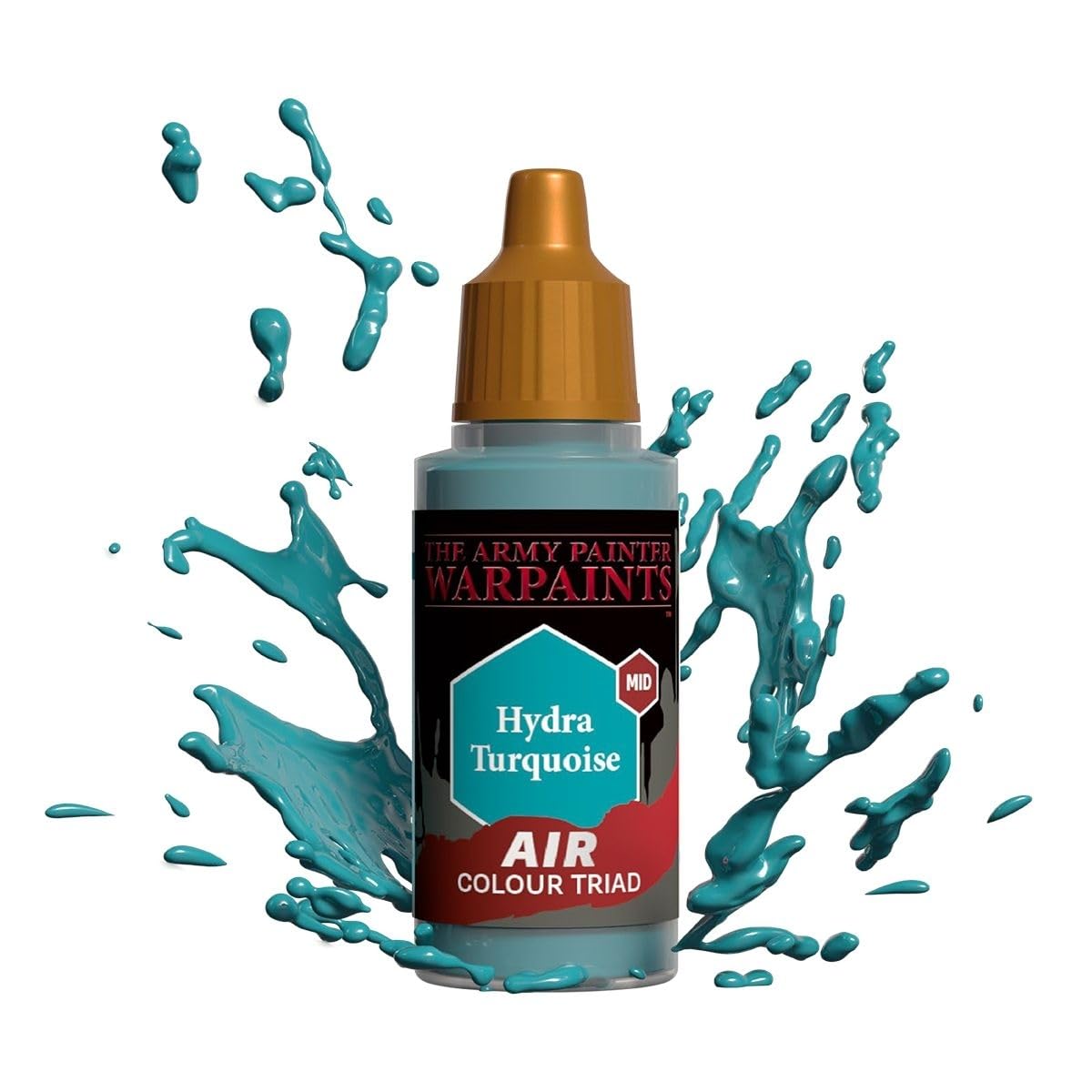 Warpaints: Acrylics: Air Hydra Turquoise – 1x 18ml Acrylic Paint by The Army Painter Hobby Paint – Dungeons and Dragons Miniatures, Warhammer 40K Miniatures, Models – TTRPG D&D DND