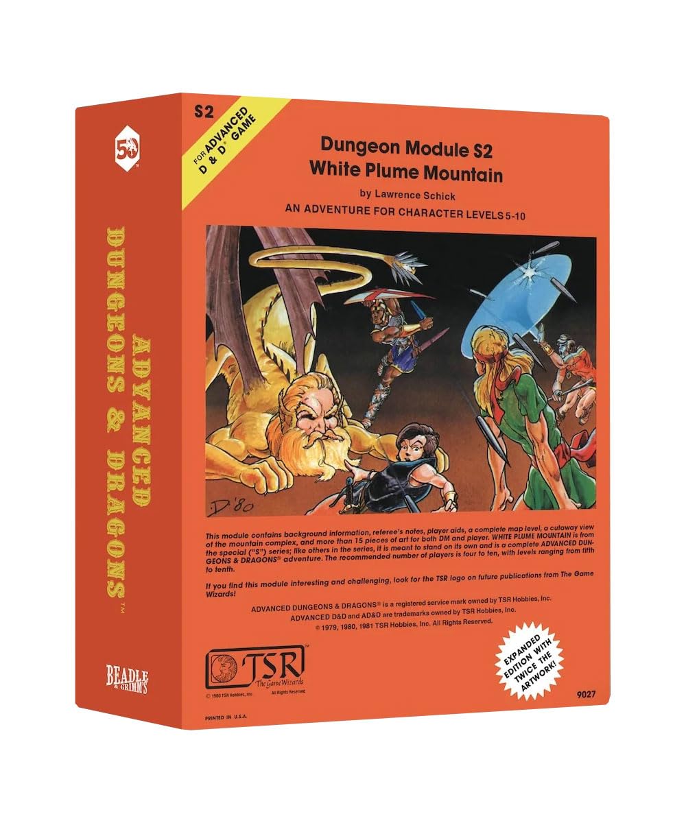 D&D Classic Module Dice Set: White Plume Mountain