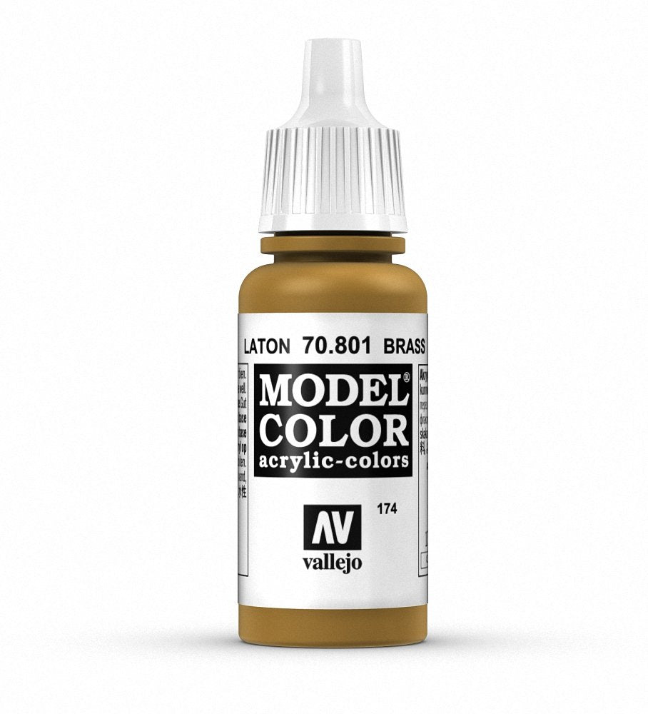 Vallejo Brass Paint, 18ml