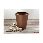 Flexible Dice Cup - Brown
