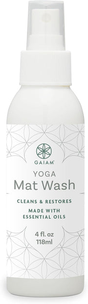Gaiam Yoga Mat Cleaner Spray (4oz), Green