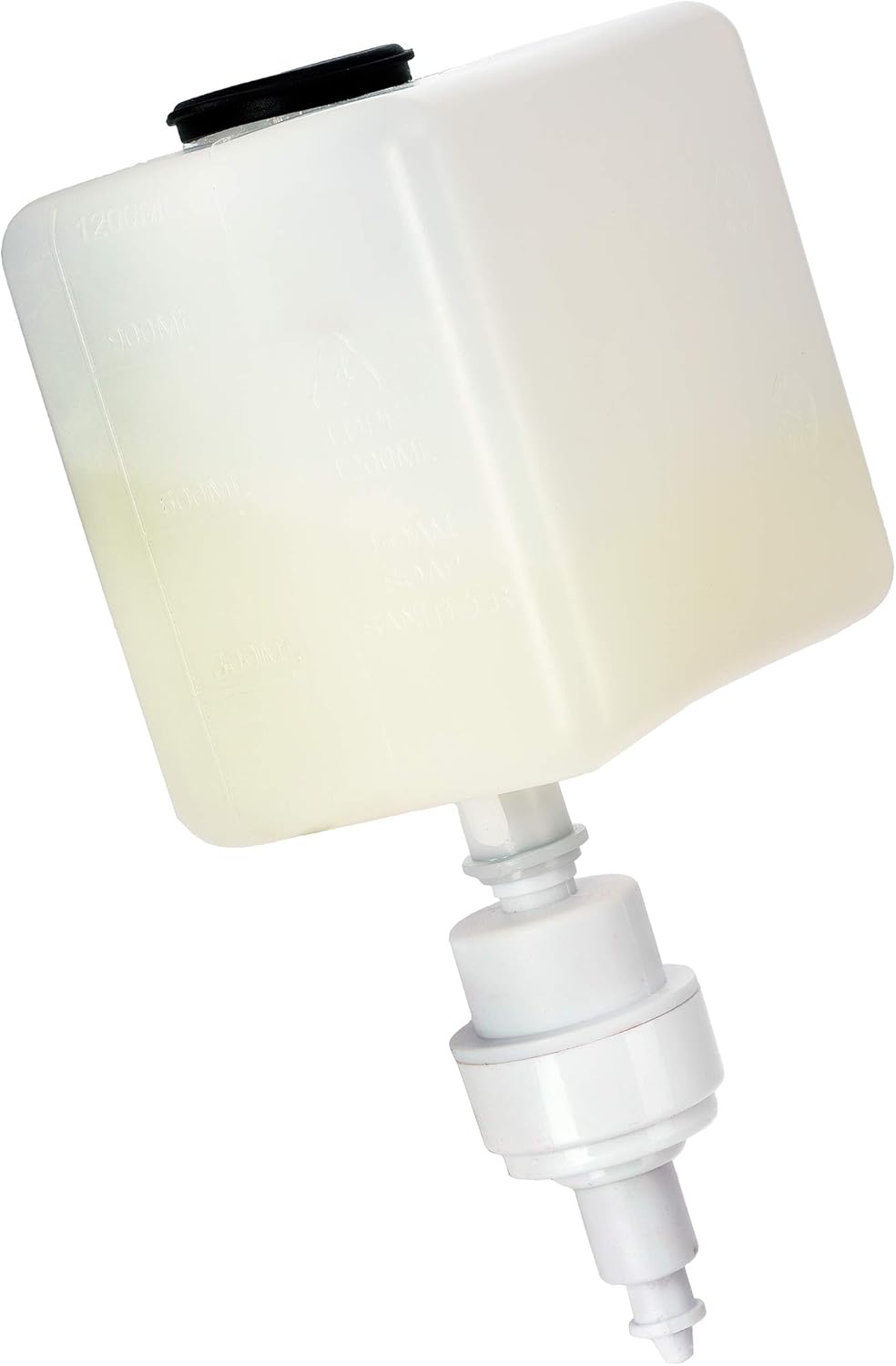 1200 ml. Wall Mount Automatic Foam Hand Sanitizer Soap Dispenser in White (2-Pack)