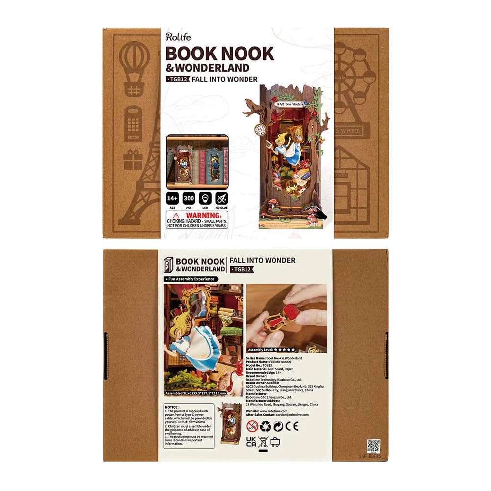 Rolife Book Nook Shelf Insert - TGB12 Fall in Wonder