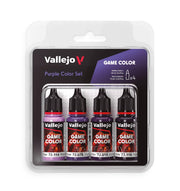 Vallejo - Purple Color Set | Game Color | Contains 4 Bottles x 18 ml (0.60 fl.oz.)