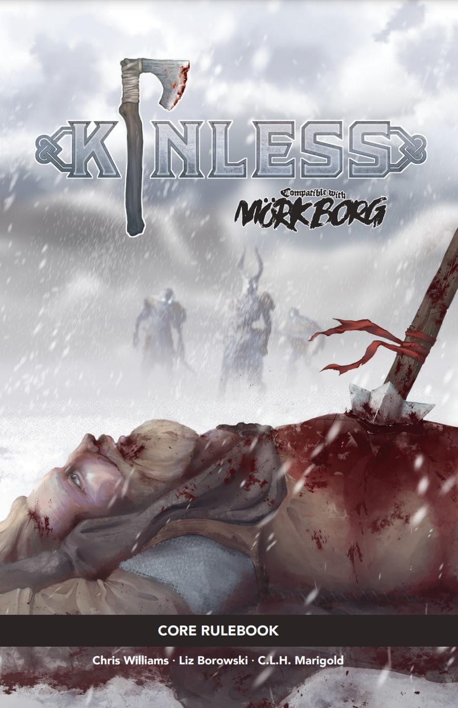 Kinless: Solo Viking RPG Hardcover (Mork Borg)