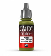 Vallejo Game Color Camouflage Green Paint, 18ml