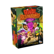 Rival Restaurants: SPORKS Out by Gap Closer Games | Expansion with 5 New Chefs, Unique 3D Spork Powers, Global Culinary Themes | for Ages 10+ | 2-6 Players
