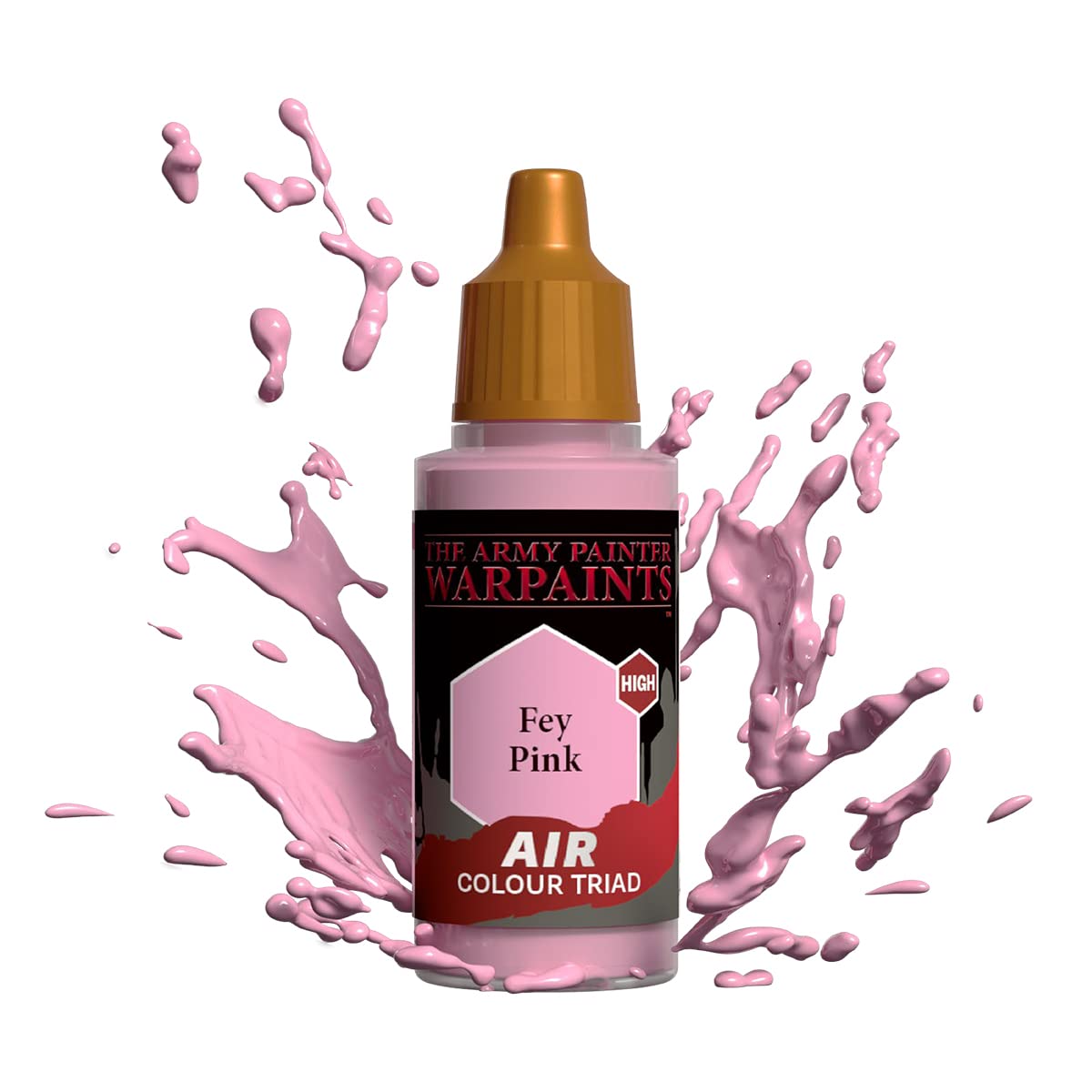 The Army Painter Warpaints Air Fey Pink - Water Based Airbrush paint – acrylic paint and primer for Tabletop Roleplaying, Boardgames, and Wargames Miniature Model Painting