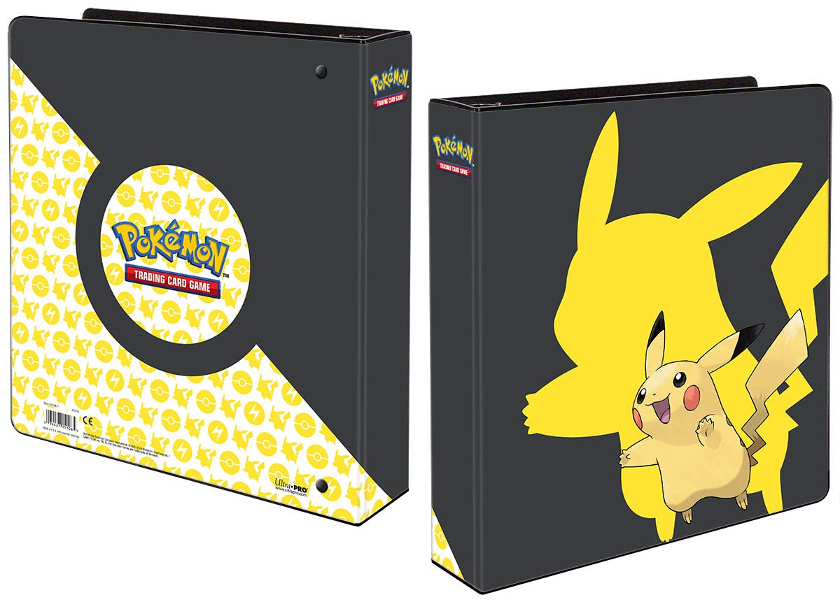 Ultra Pro:-Pokemon Pikachu Trading Card Game, 2 Inch Album for Storing and Organizing Trading Cards, 9 Pocket Pages, Durable