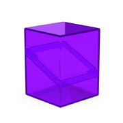 Ultimate Guard Boulder 100+ Clear, Deck Case for 100 Double-Sleeved TCG Cards, Amethyst, Secure & Durable Storage for Trading Card Games, Transparent