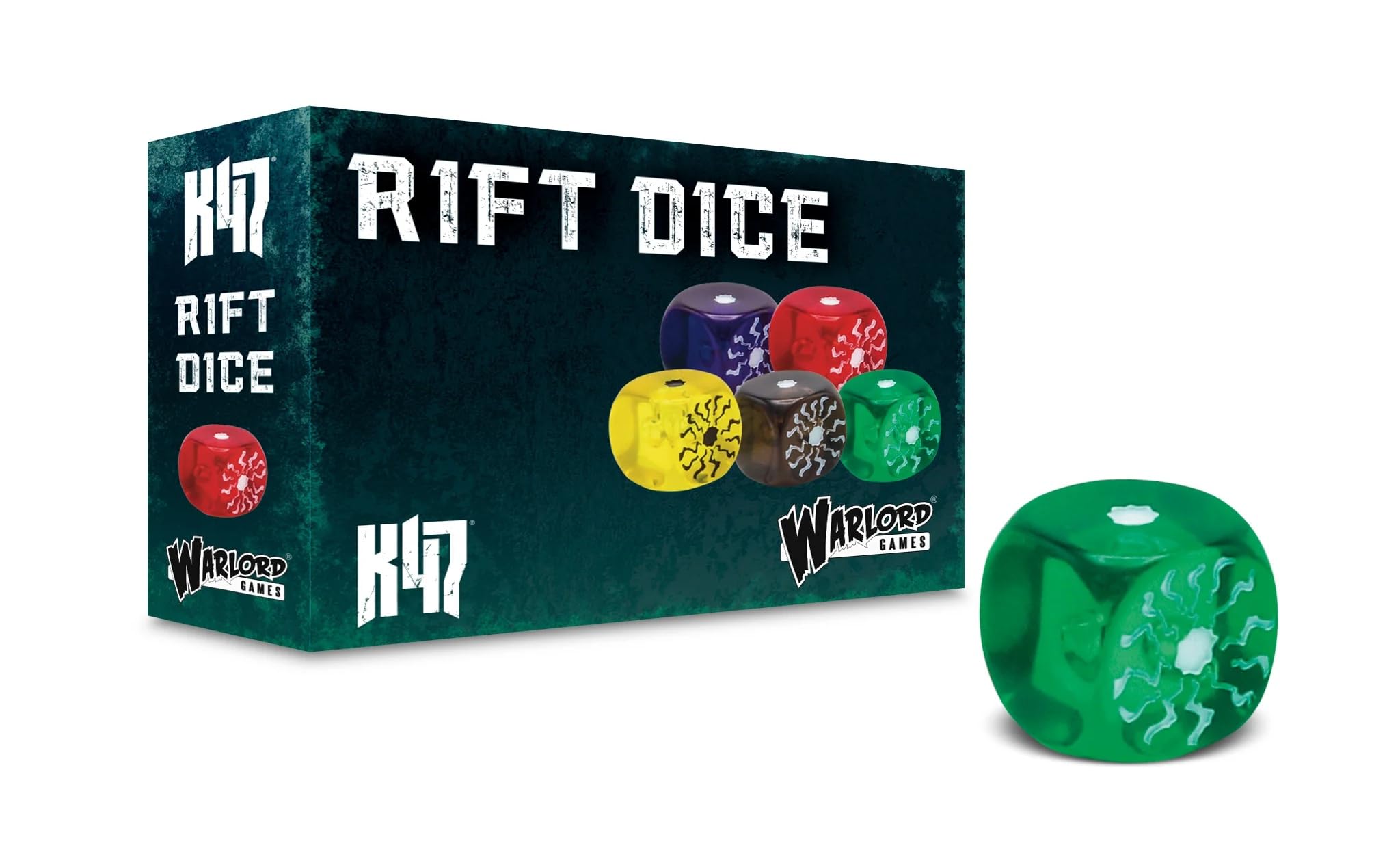 Konflikt '47 Rift Dice Green by Warlord Games
