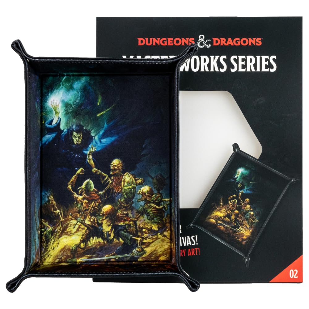Fanroll Dungeons & Dragons D&D Masterworks Series Dice Tray: Jeff Easley