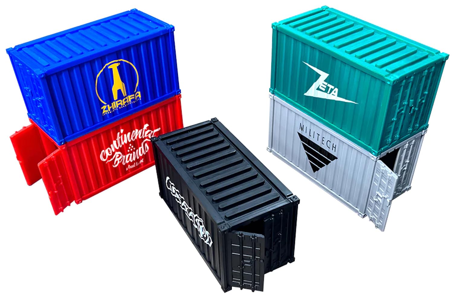 Monster Fight Club Cyberpunk Red Combat Zone Miniatures: Cargo Containers Limited Edition