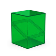 Ultimate Guard Boulder 100+ Clear, Deck Case for 100 Double-Sleeved TCG Cards, Emerald, Secure & Durable Storage for Trading Card Games, Transparent