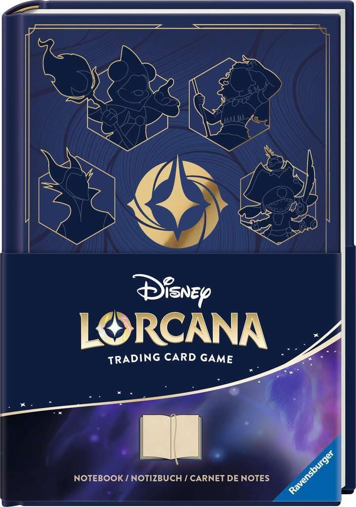 Disney Lorcana Trading Card Game Notebook (English and Spanish and French and Italian Edition)