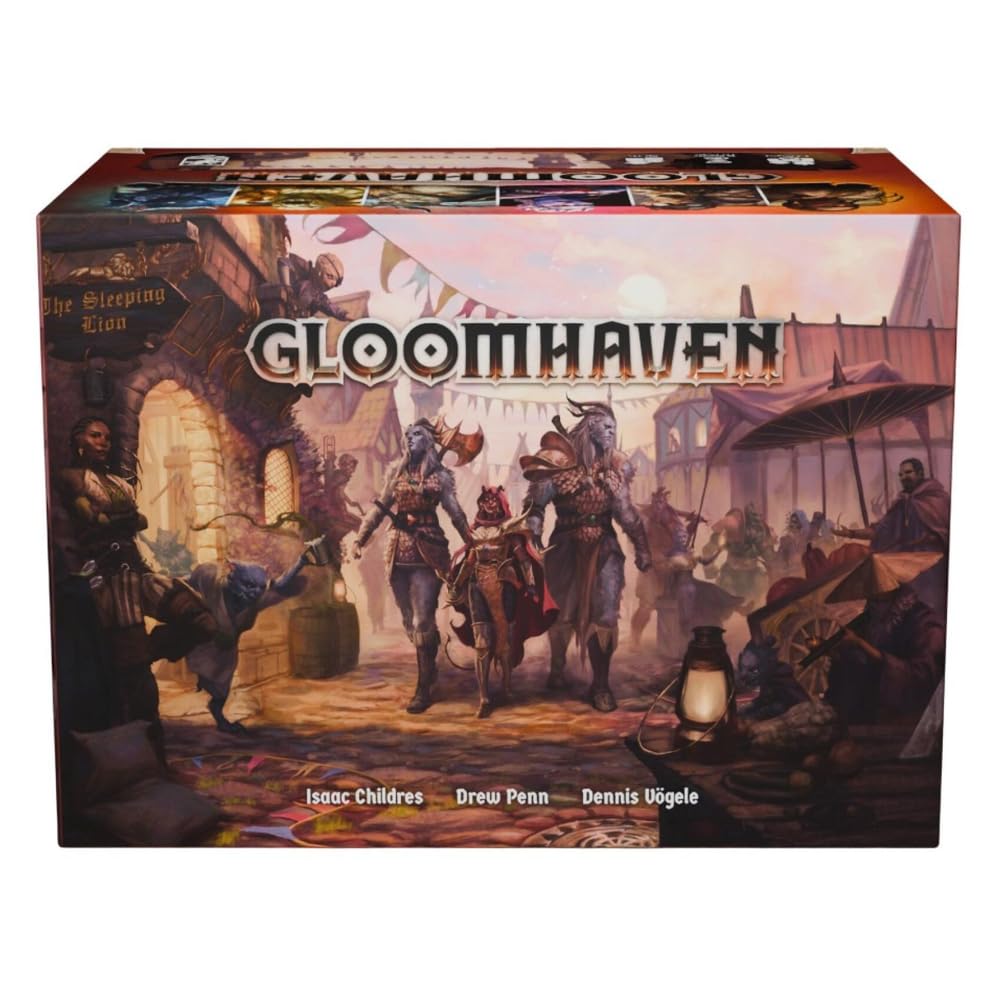 Cephalofair Games: Gloomhaven, Award-Winning Cooperative Strategy Board Game, for 1 to 4 Players, 60 to 120 Minute Play Time, for Ages 14 and up (Classic Edition)