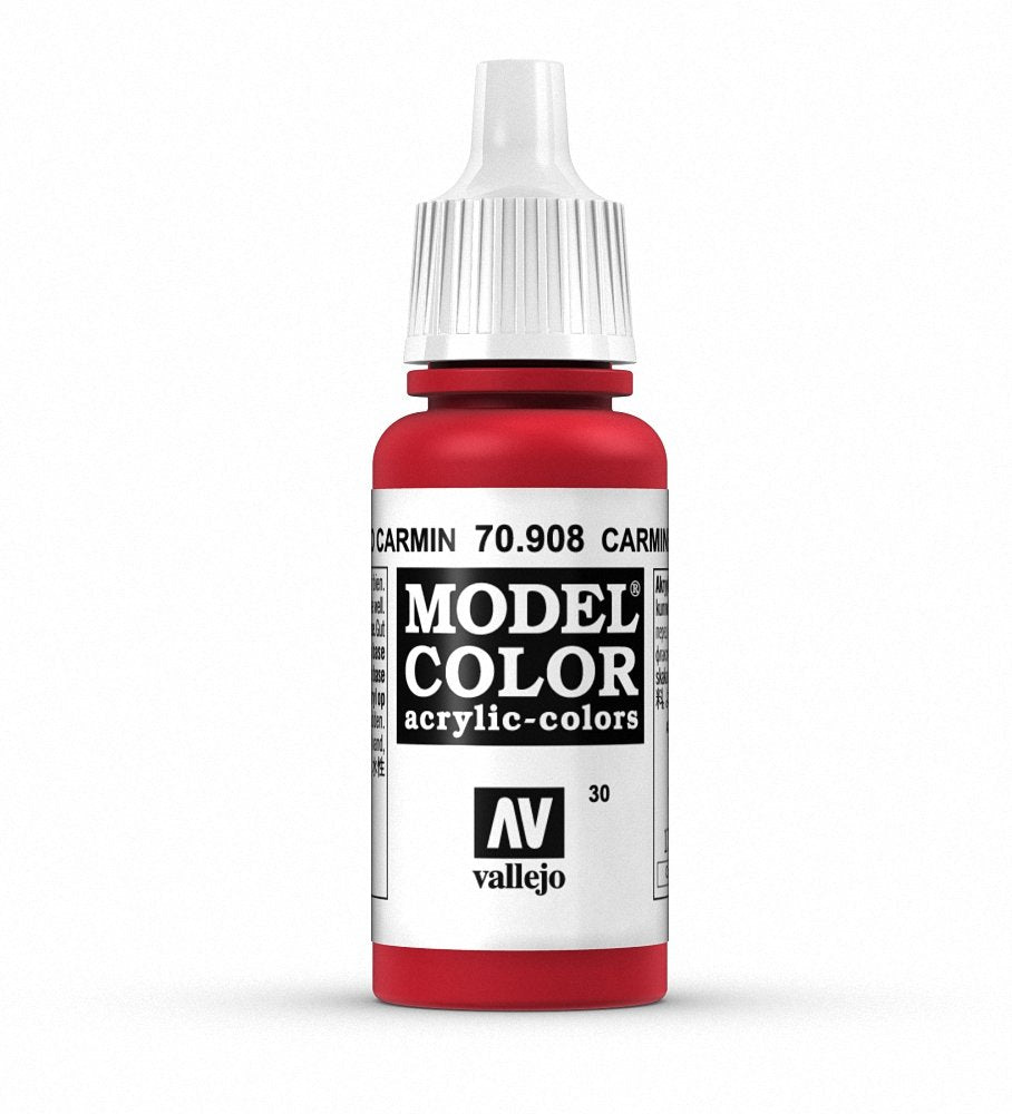 Vallejo Carmine Red Paint, 18ml