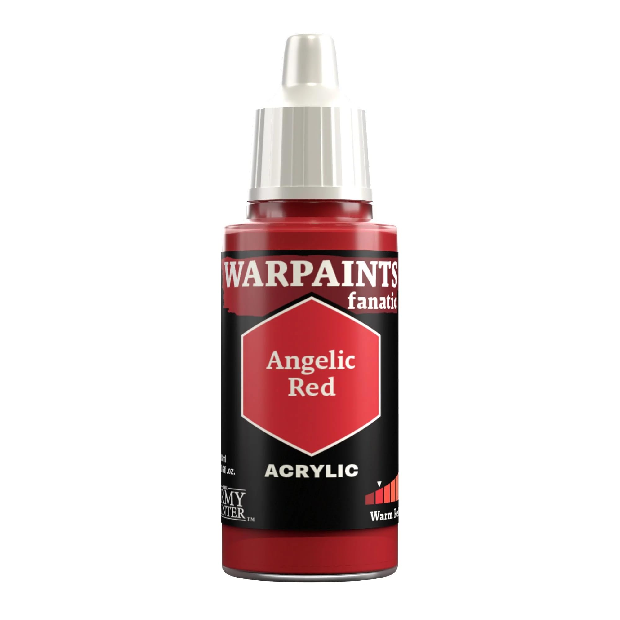 The Army Painter Reds Warpaints Fanatic 18ml Acrylic Paints (Angelic Red)