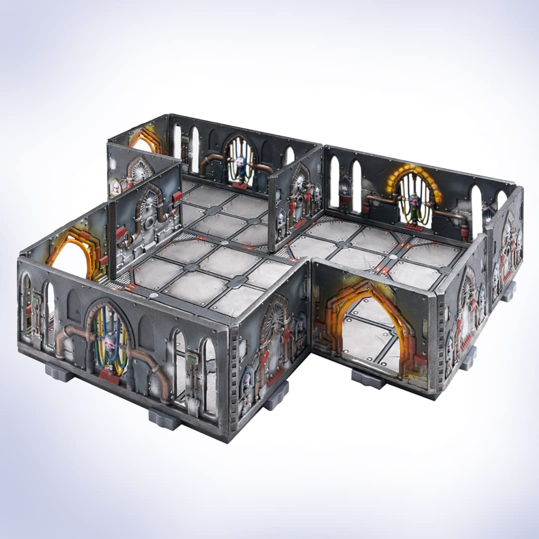 Archon Studio Dungeons & Lasers: Temple of The Operators Unpainted and Unassembled - Tabletop & RPG Terrain Game Set for Dungeons & Lasers – 63 Pieces for Ages 14+