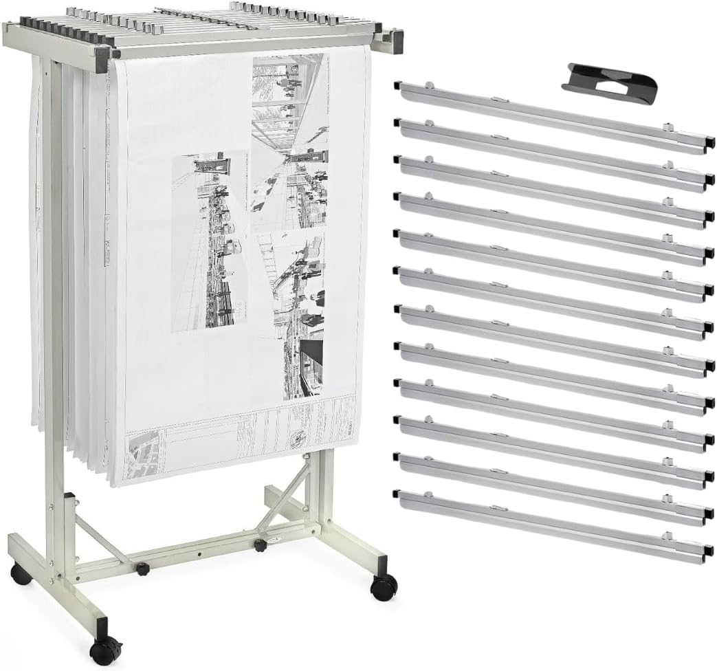 Expandable Mobile Plan Center with 12 30" clamps