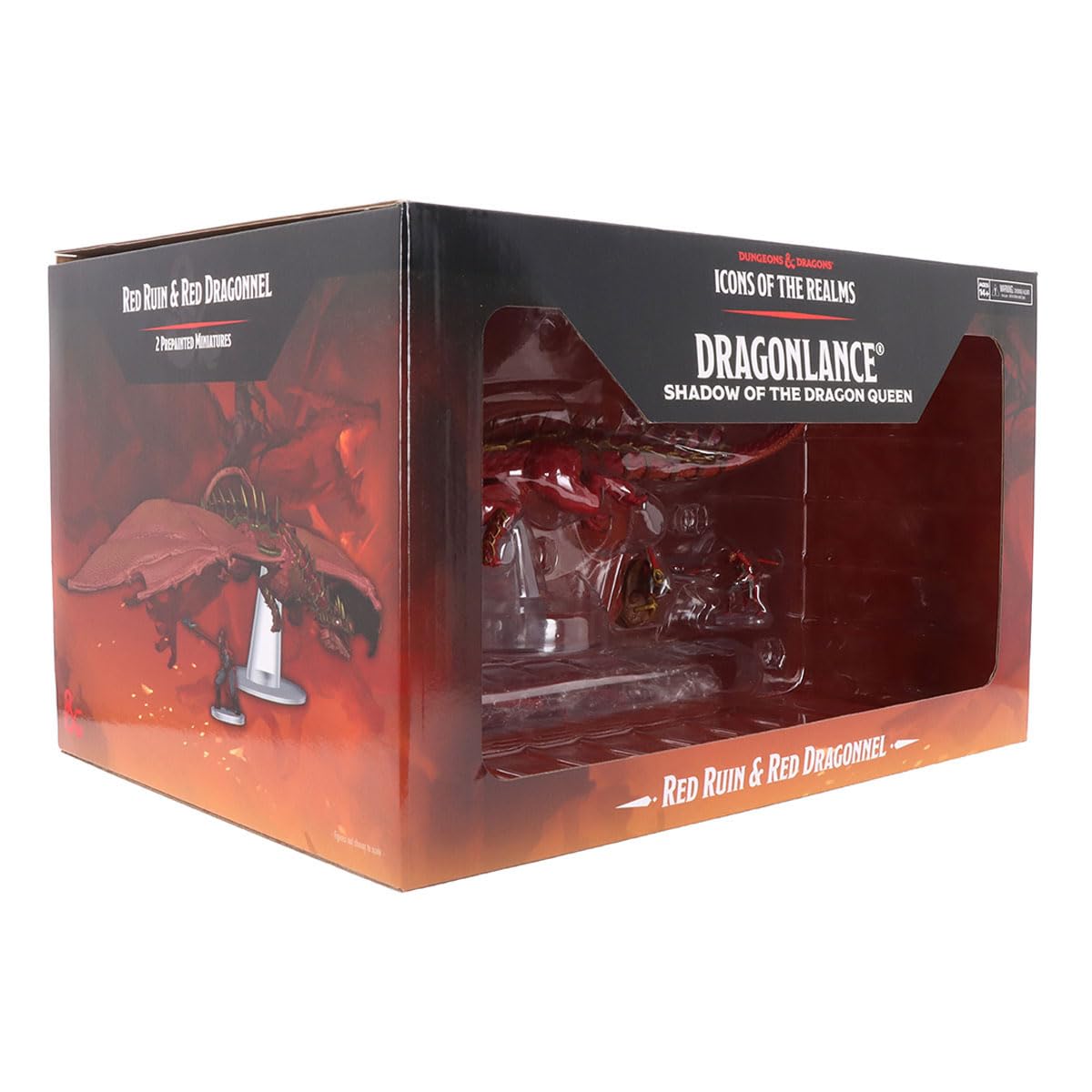 WizKids D&D Icons of The Realms: Dragonlance - Red Ruin & Red Dragonnel