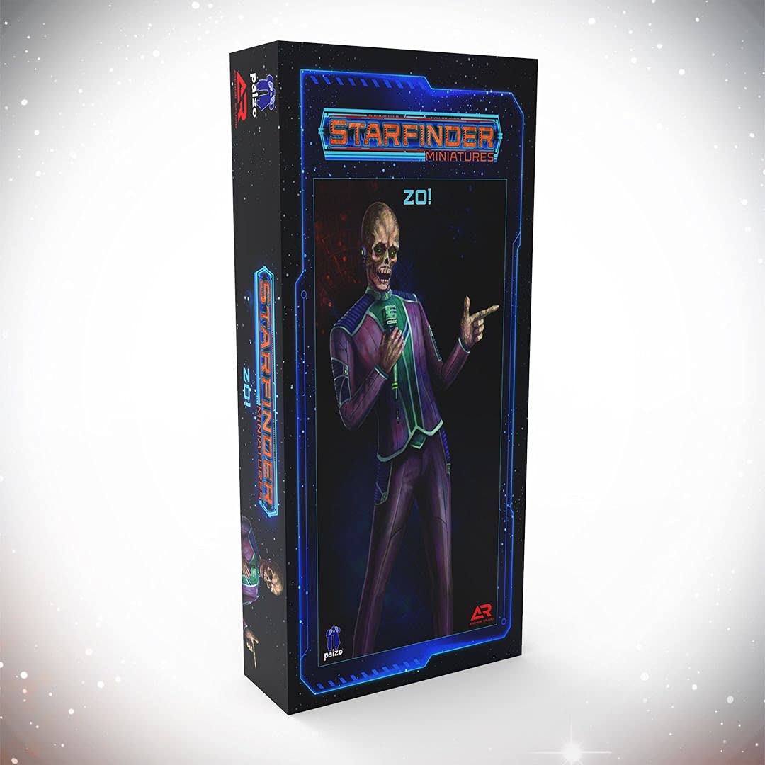Archon Studio Starfinder: Unpainted Miniatures: Zo - 32mm Unpainted Plastic Miniatures by Archan Studio - for Kids & Adults Ages 14+, Gray