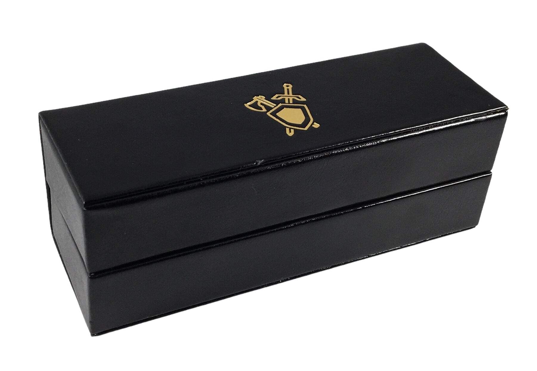 Luxury Faux Leather Dice Box/Rolling Tray - Fighter