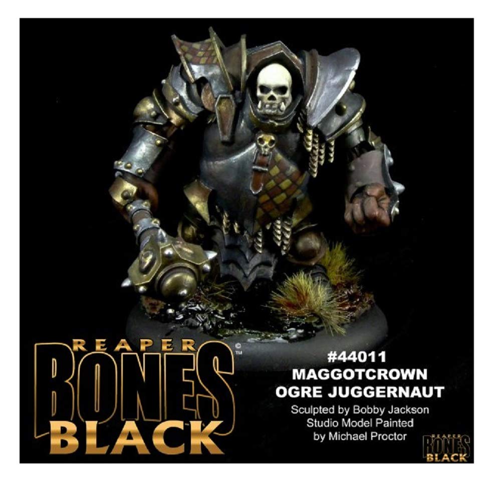 Mini - Reaper Bones Black 44011 Maggotcrown Ogre Juggernaut (Warforged)