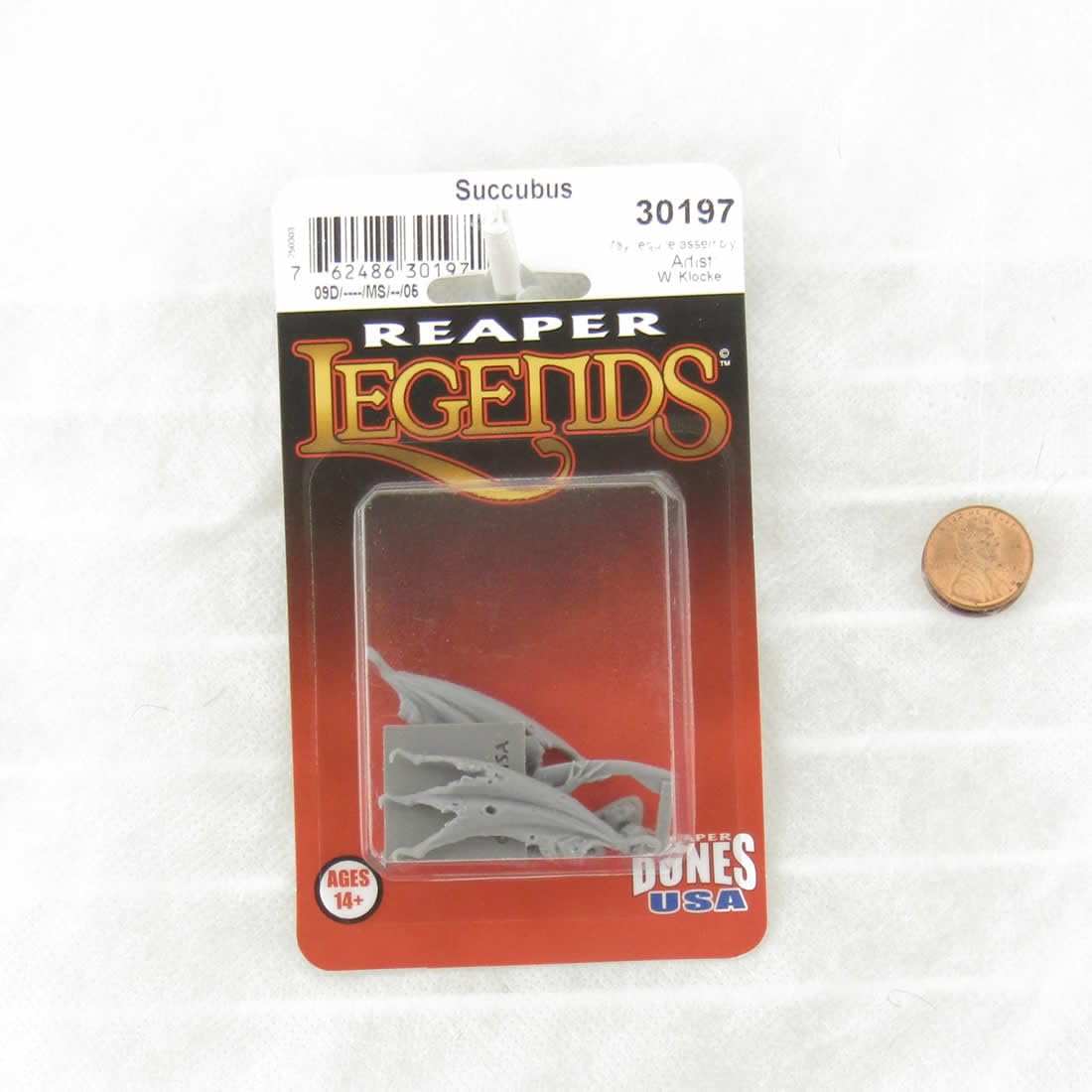 Reaper Succubus Miniature Figure 25mm Heroic Scale Bones USA Miniatures