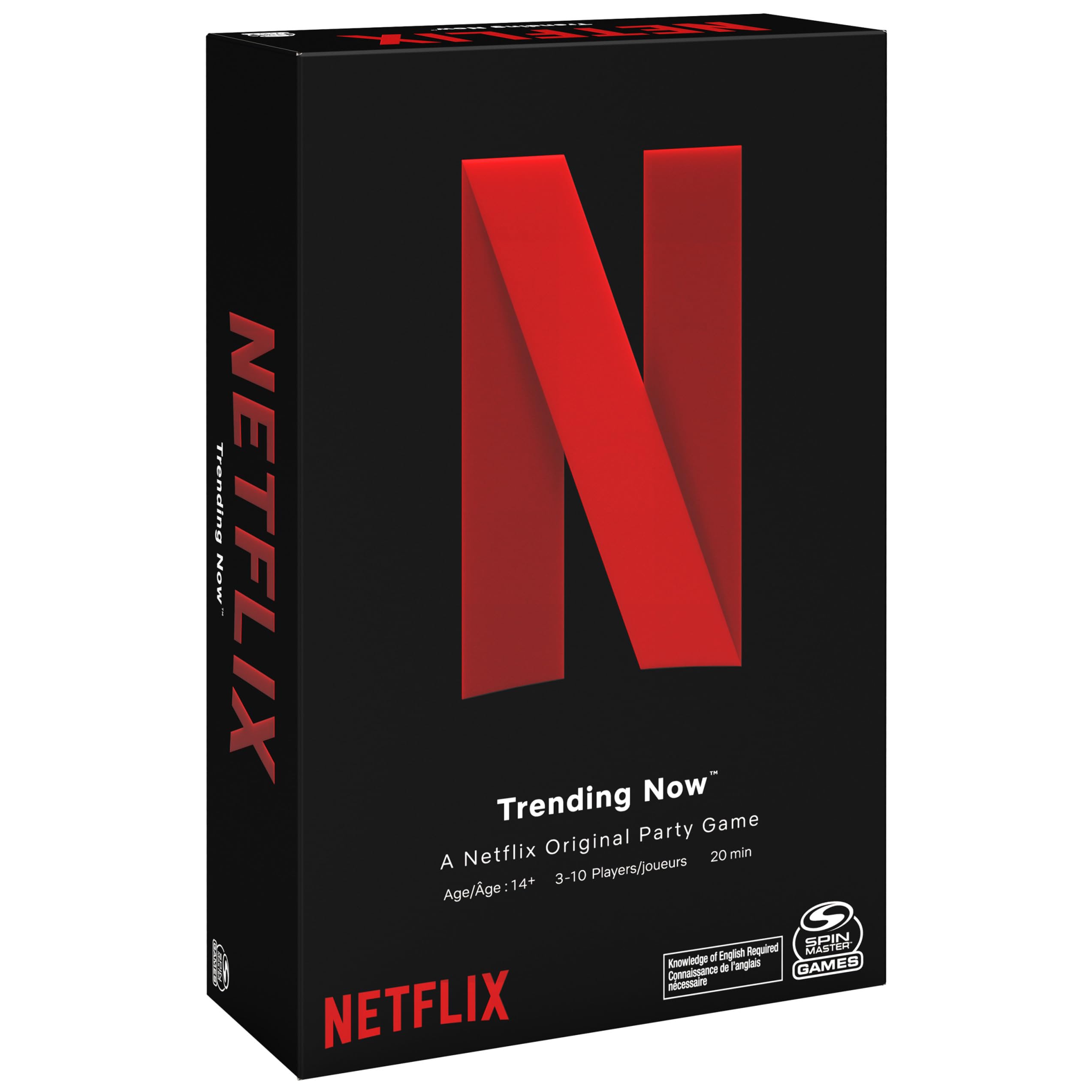 Spin Master Games Netflix, Trending Now Card Game Party Family Board Game with Funny TV Show Cards, for Teen & Adults Ages 14 and Up