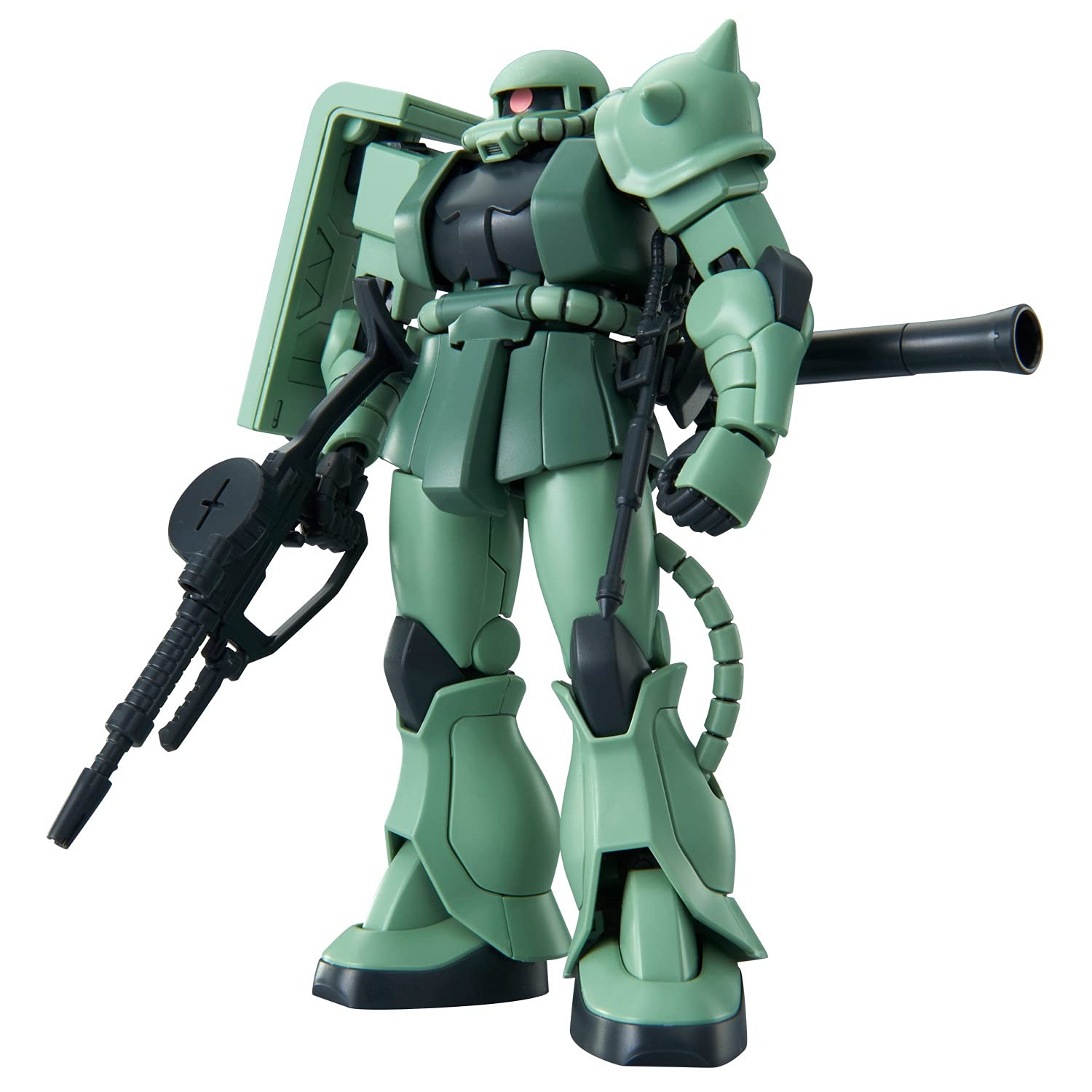 BANDAI Spirits HG Mobile Suit Gundam Zaku II 1/144 Scale Color Coded Plastic Model,Green