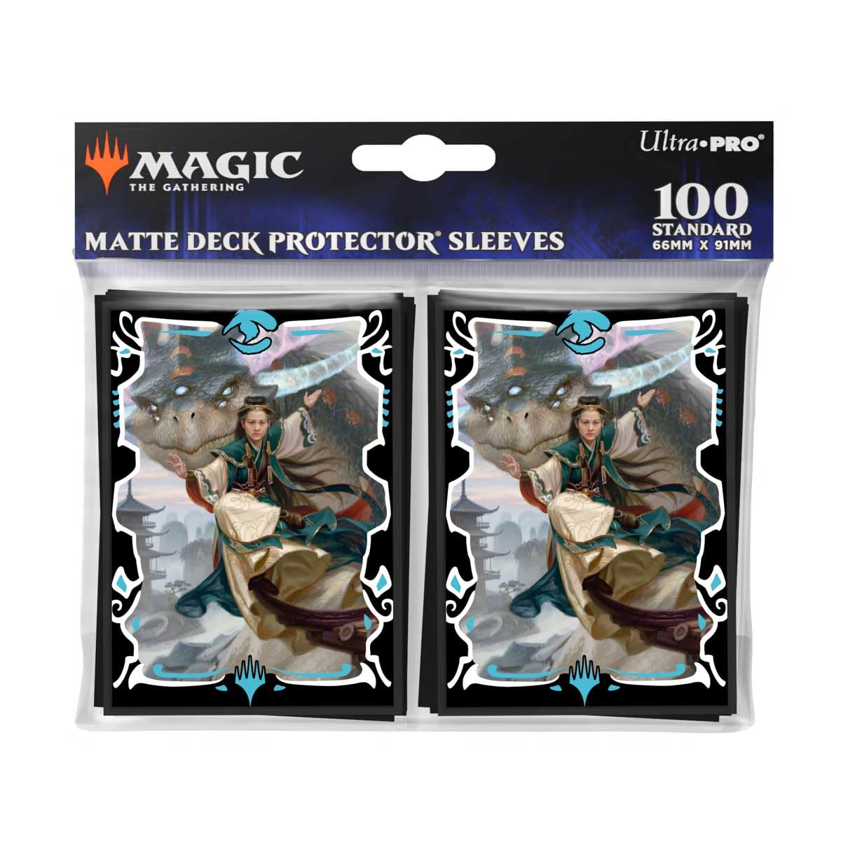 Ultra PRO - Tarkir Dragonstorm Shiko and Narset, Unified (Jeskai Striker Commander Deck) 100ct Deck Protector Sleeves for Magic: The Gathering | Magic Gathering Accessories MTG Card Protection TCG