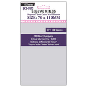 Sleeve Kings 110 Pack Magnum Card Sleeves (70x110mm) - 110 Pack 60 Micron Clear Penny Sleeves for Trading Cards, Compatible with Lost Cities, Pokemon and Baseball Cards
