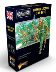 Warlord Games Gurkha Section - 28mm Scale Miniatures for Bolt Action Highly Detailed World War 2 Miniatures for Table-top Wargaming, 403011115