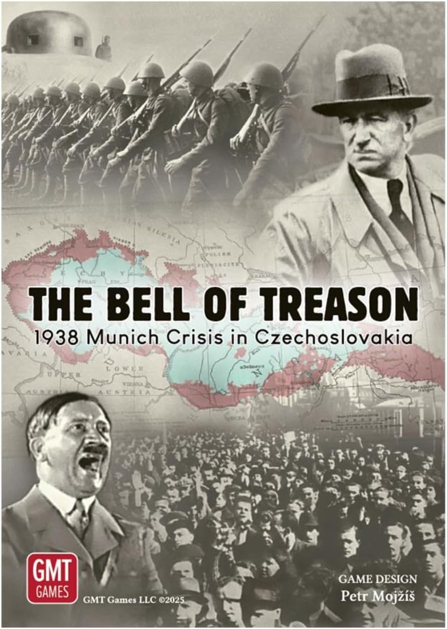 GMT Games The Bell of Treason Board Game, 1938 Munich Crisis in Czechoslovakia, Board Game for Adults Ages 18+