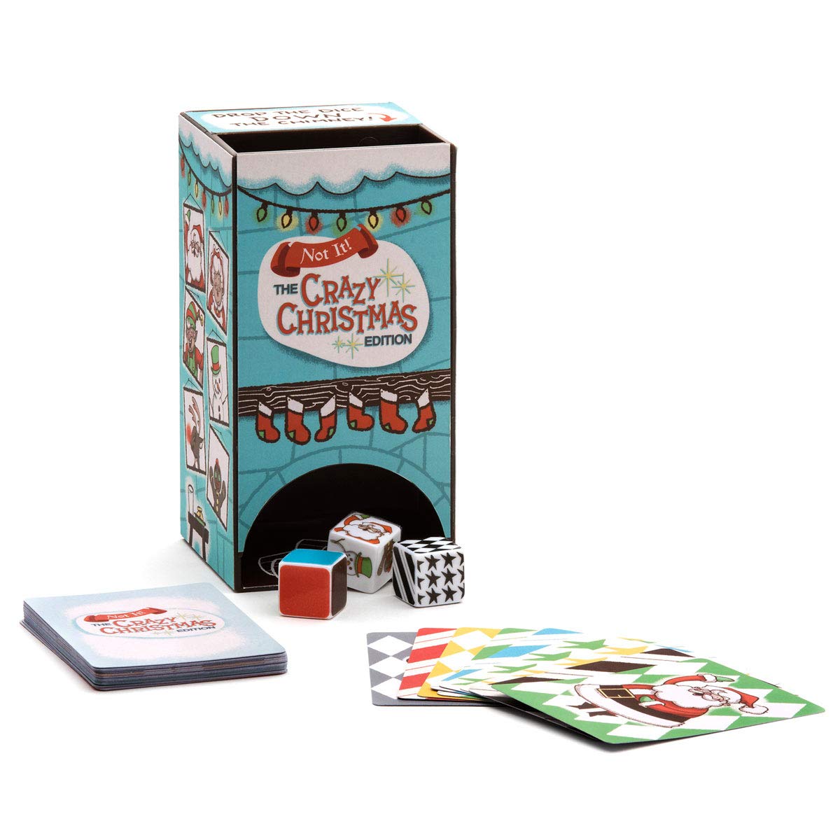 Not It Dice Games for Kids Strategy Game for Family Night Fun Card Game Stocking Stuffer Gift 3+ Players Ages 6+ Crazy Christmas