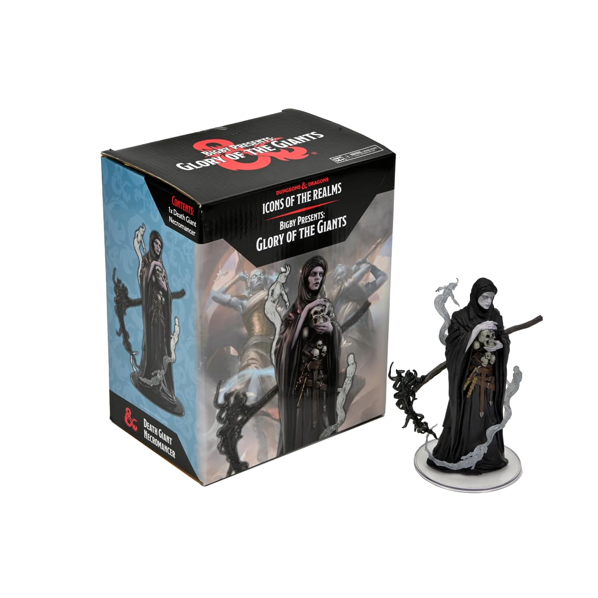 WizKids D&D Icons of The Realms: Bigby Presents: Glory of The Giants - Death Giant Necromancer - Boxed Mini