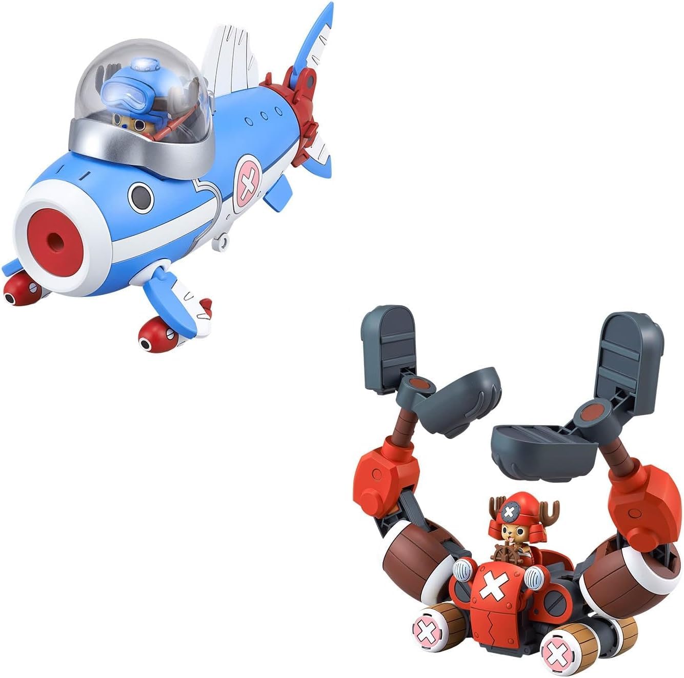 Bandai Hobby - One Piece - Chopper Robo 3 & 5 (Chopper Submarine & Chopper Crane) Model Kit