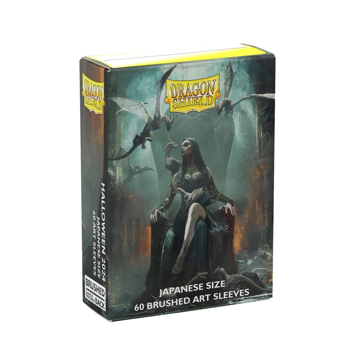 Dragon Shield: Halloween 2024-60CT Japanese Brushed Dual Art Card Sleeves - Compatible with Yugioh, Card Fight Vanguard!, Flesh & Blood TCG & LCG Protection