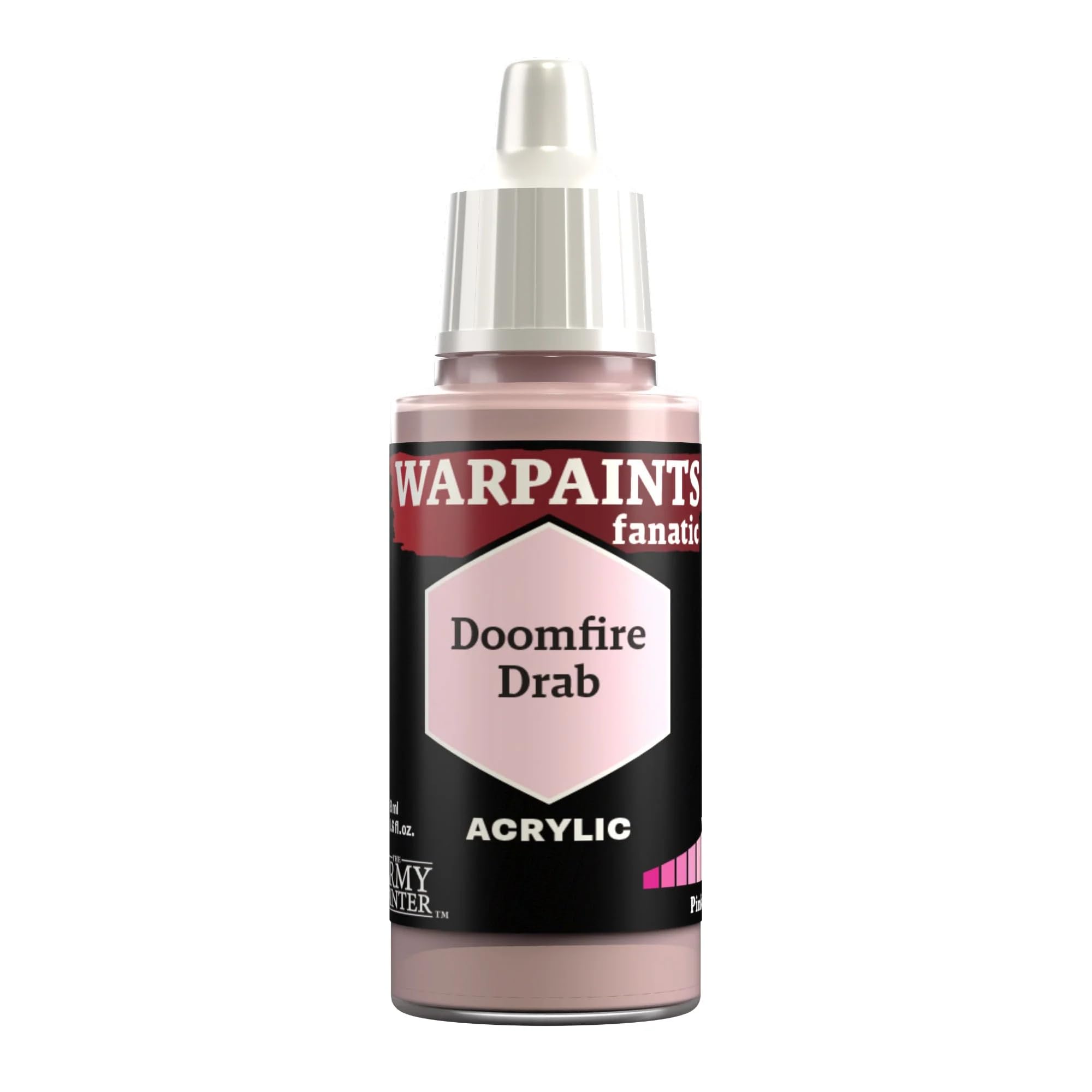The Army Painter Pinks & Purples Warpaints Fanatic 18ml Acrylic Paints (Doomfire Drab)