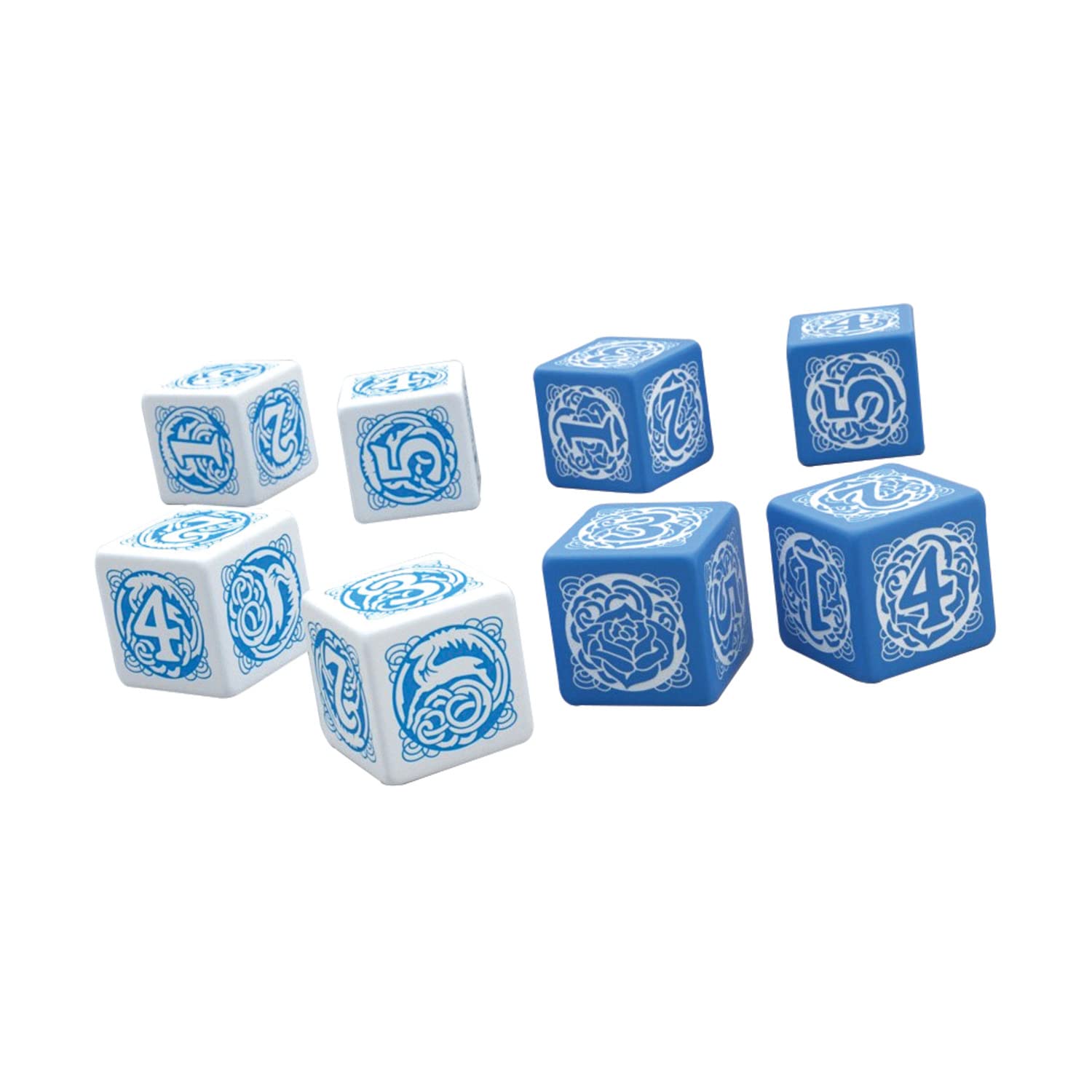 GREEN RONIN PUBLISHING Blue Rose Dice Set