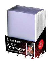 Ultra Pro 3" X 4" White Border Toploader 25ct