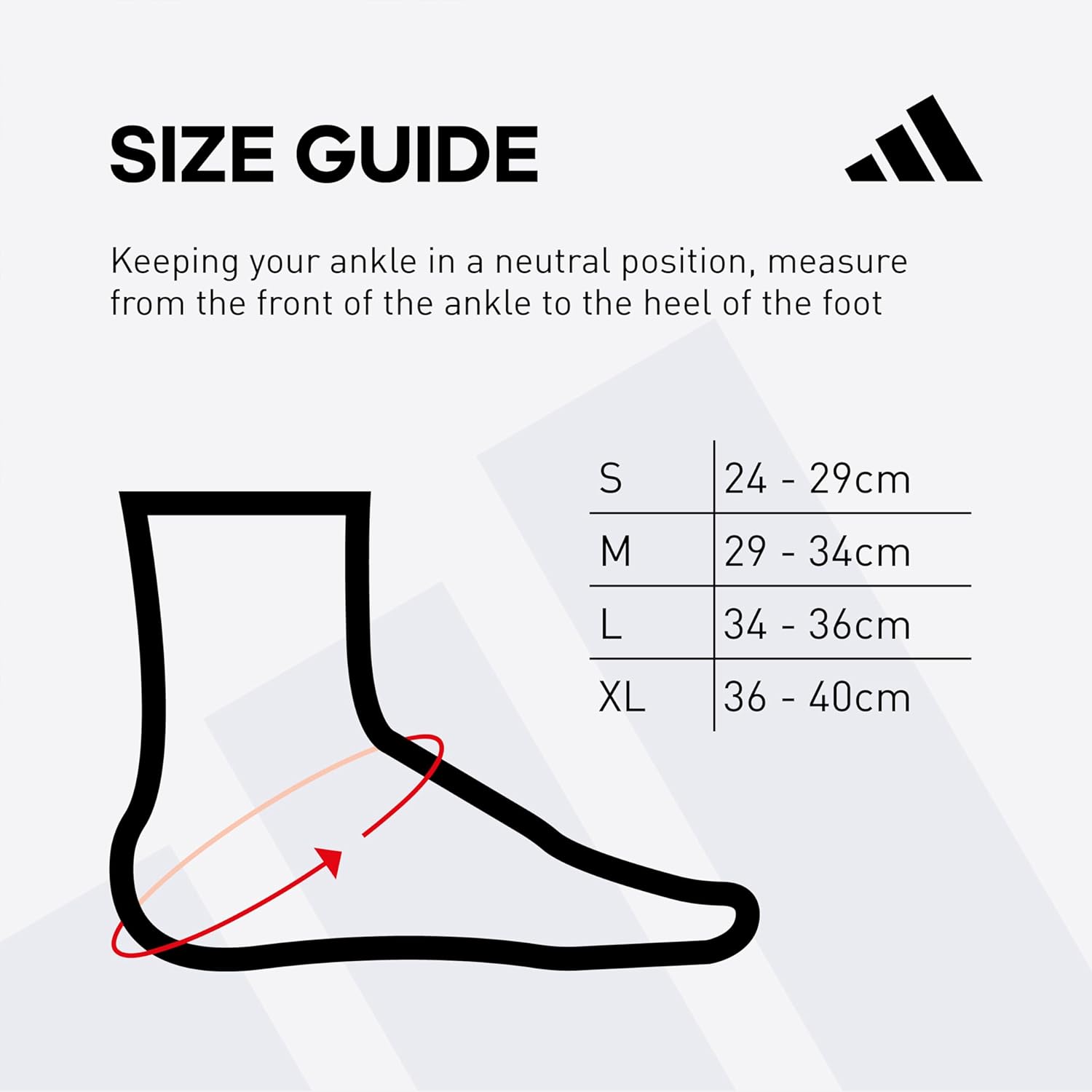 Adidas Classic Ankle Support Sleeve - L