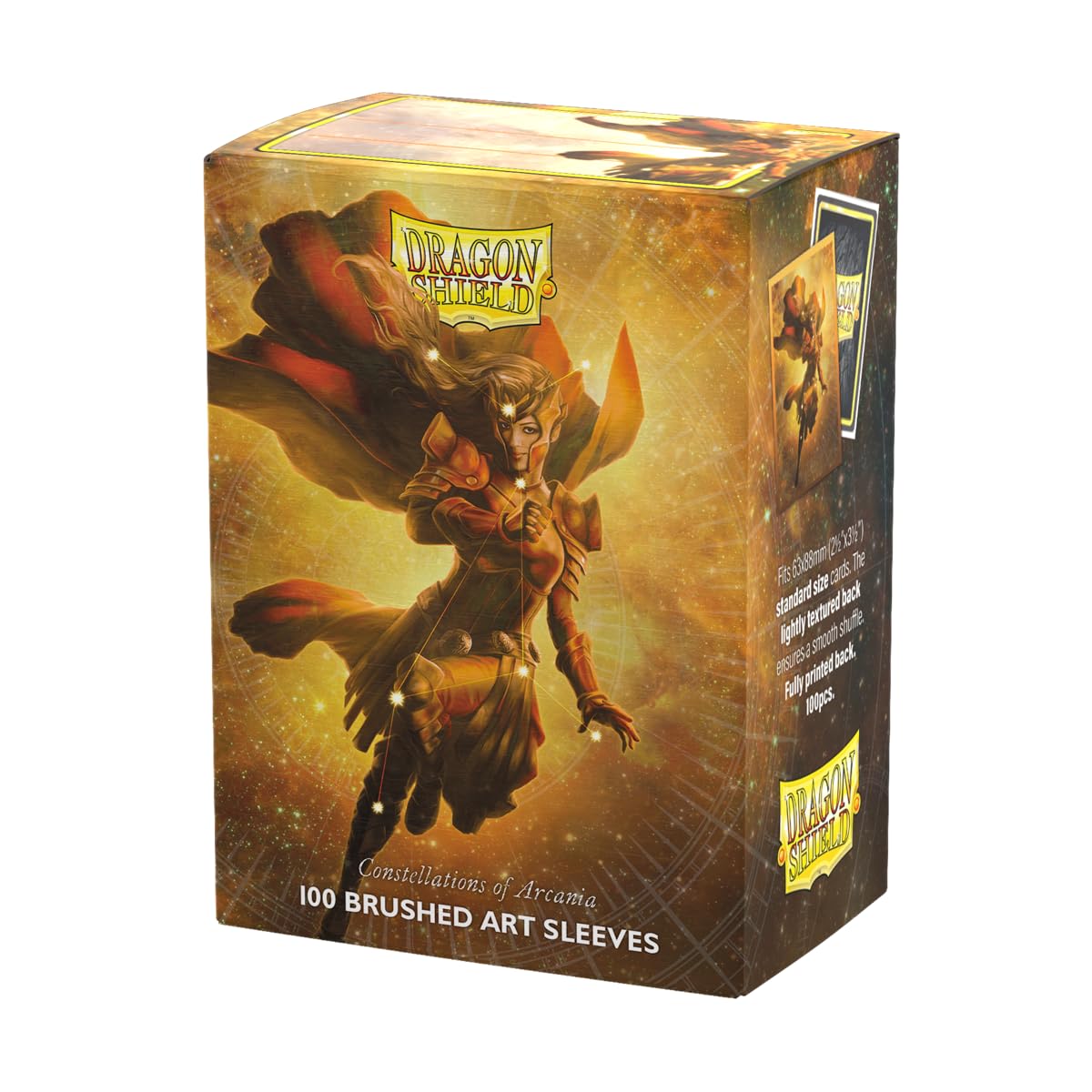 Dragon Shield | Brushed Art Sleeves | Constellations: Alaria | 100 CT - Smooth & Tough Premium TCG Sleeves | Compatible with Pokemon, Flesh & Blood, One Piece & Magic The Gathering