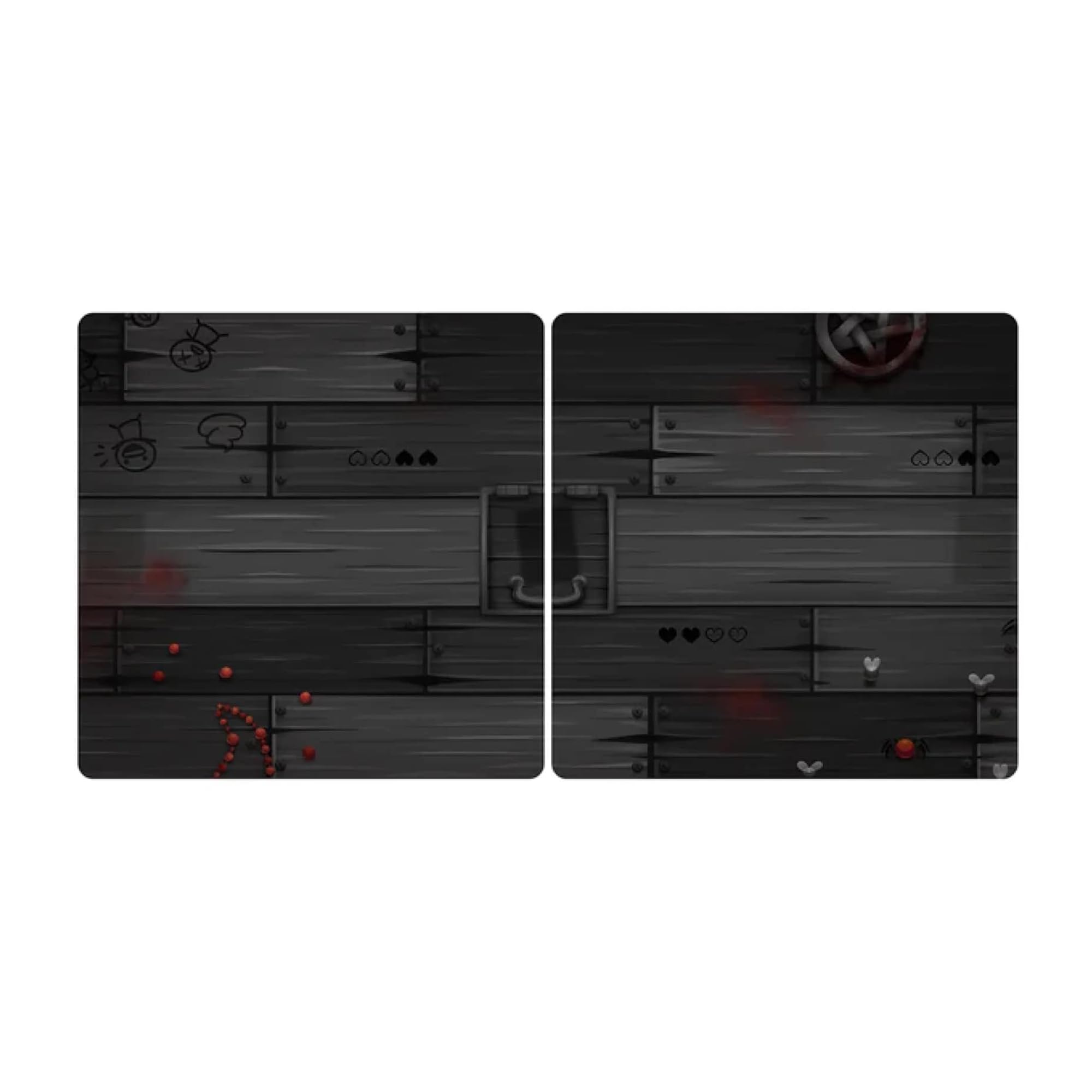 Maestro Media: The Binding of Isaac: Four Souls - Requiem - 2 Mats 24x24 Mats, Merge Together for 4-Player Mat, Card Game Accessory, Licensed
