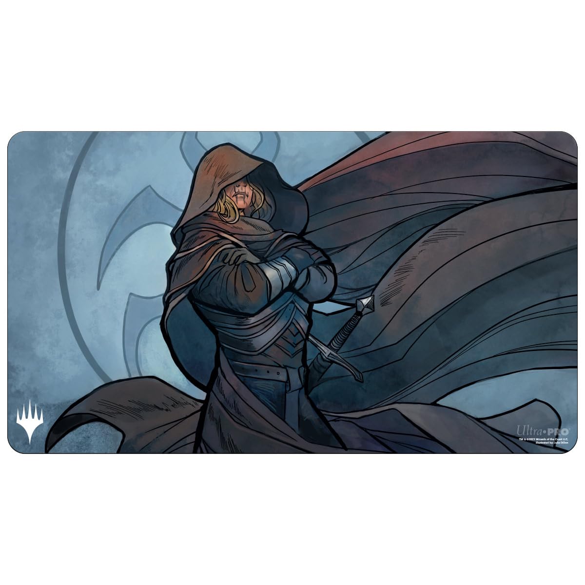 Ultra PRO - MTG Murders at Karlov Manor Playmat Lazav, Wearer of Faces, Durable Tabletop Professional Card Game Desk Mat Accessories MTG Collector's Item