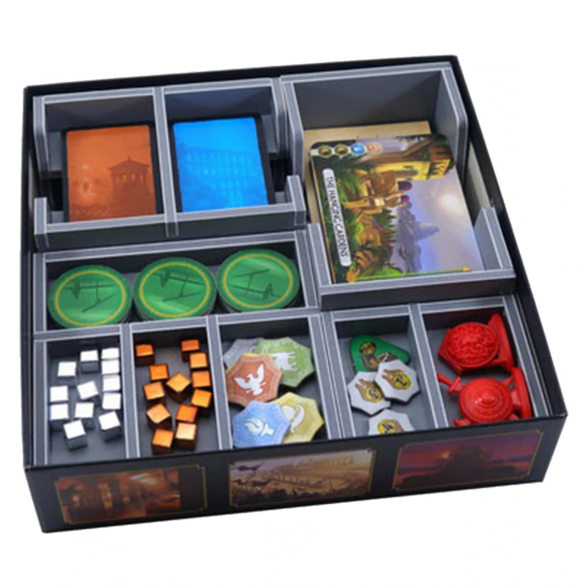 Folded Space Box Insert: 7 Wonders Duel & Expansions,FS-7WDUELV2