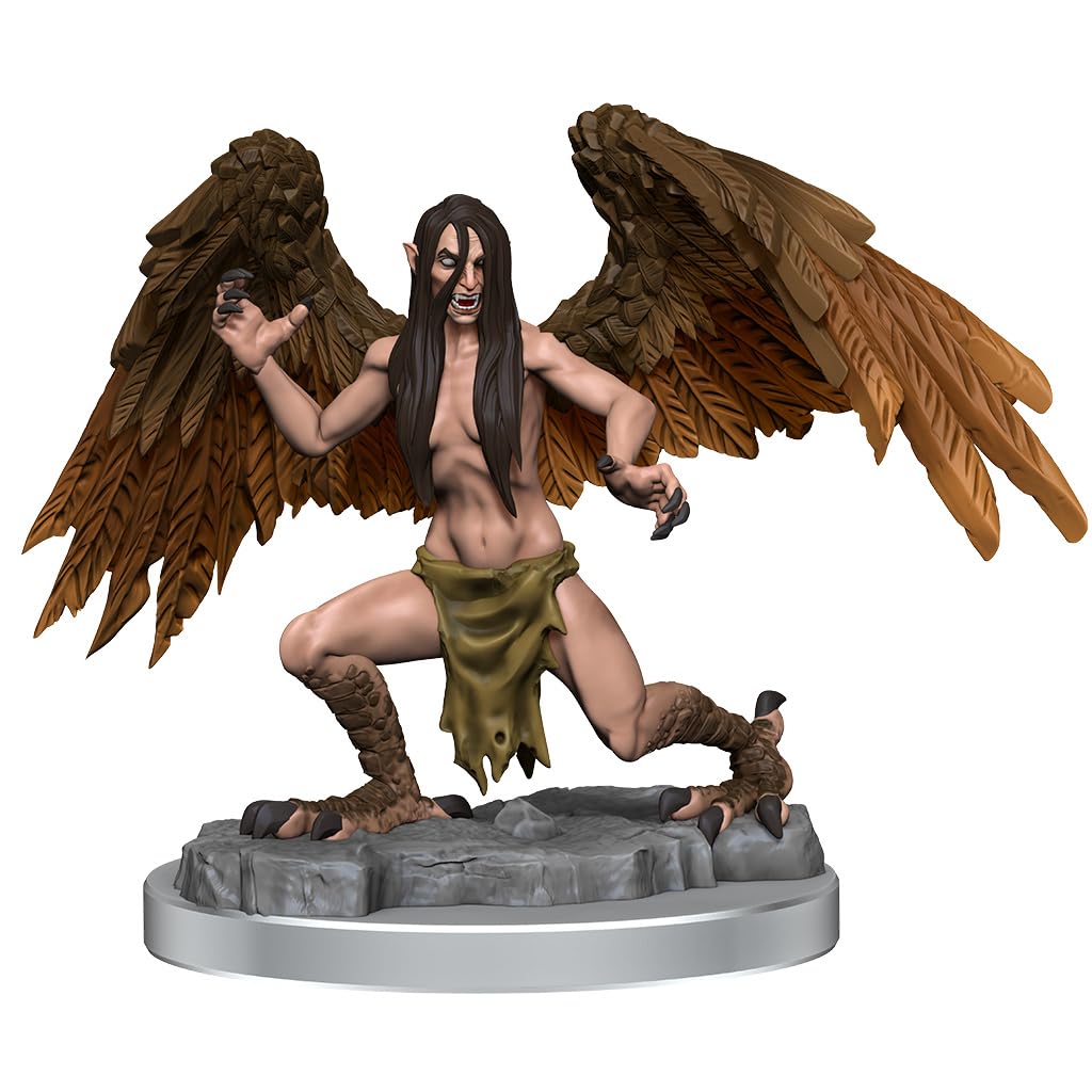 Dungeons & Dragons Frameworks: Wave 2: Harpy - Unpainted, Unassembled on Sprue, & Customizable Mini | WizKids D&D Figure