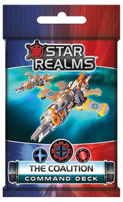 Star Realms Command Deck: The Coalition – Command Deck – Card Games for Adults Kids Family – 18 Cards per Pack